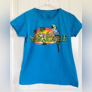 Jimmy Buffett’s Margaritaville Blue Women’s Cotton tshirt.